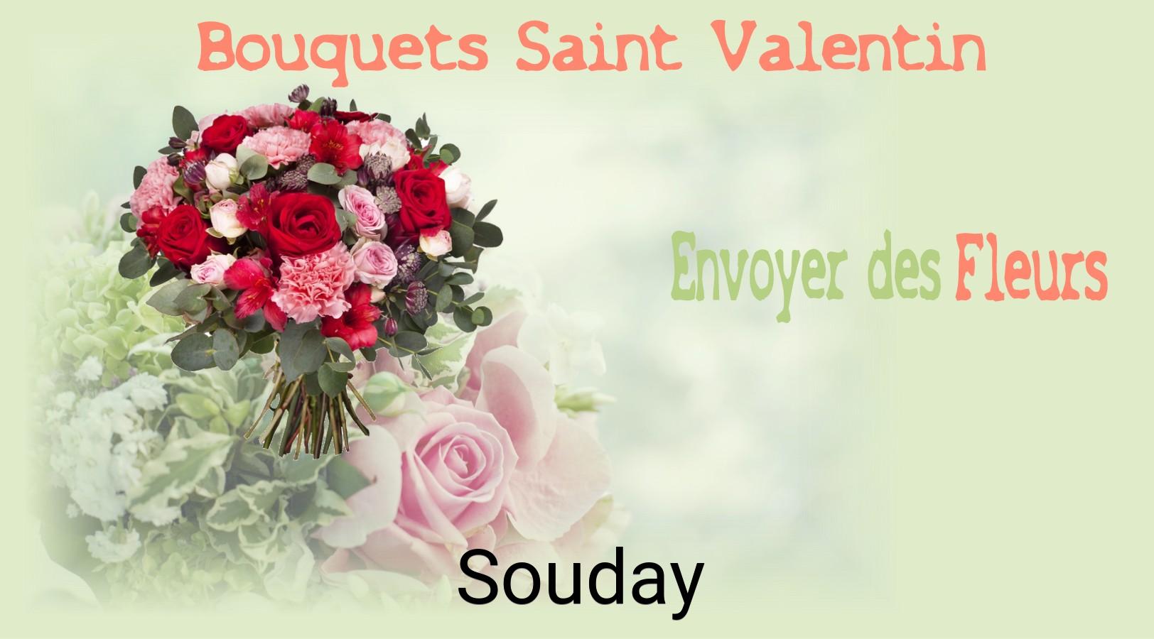 Roses de Saint-Valentin livrées à Souday